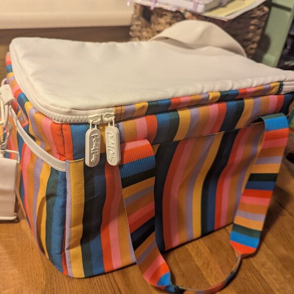 Packed Party Striped Multicolor Soft Cooler Bag - Picture 5 of 5